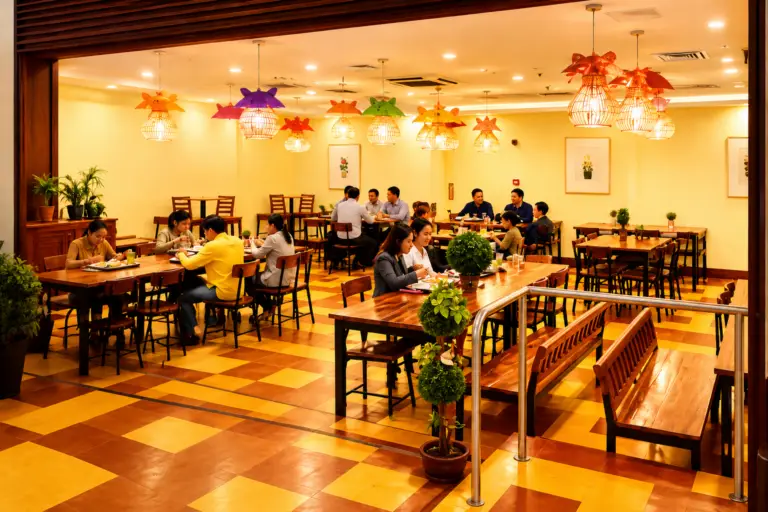 hotel canteen view 1